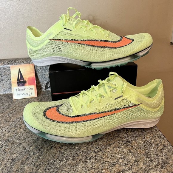 Nike Air‎ Zoom Victory Track Spikes Barley Volt Orange CD4385-700 Size 12.5 New! - Picture 1 of 8